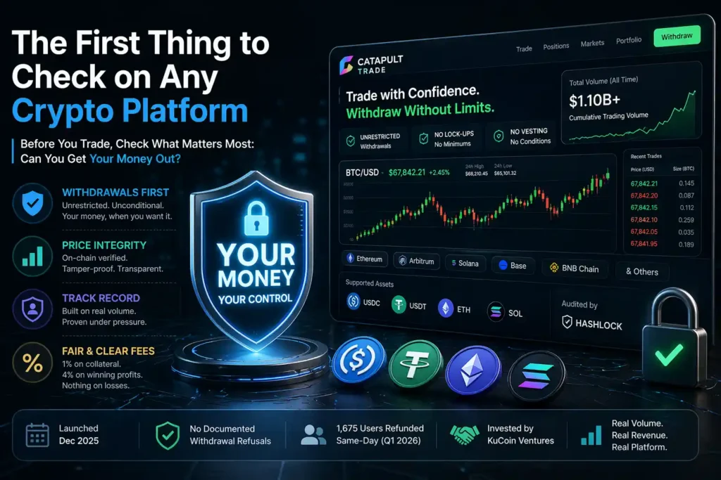 The First Thing to Check on Any Crypto Platform