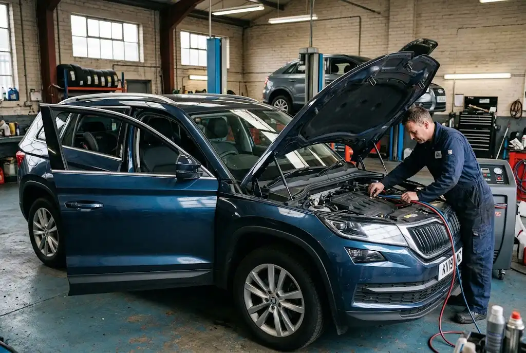 Auto Air Conditioning Service for Family Cars Auto air conditioning service for a UK family car