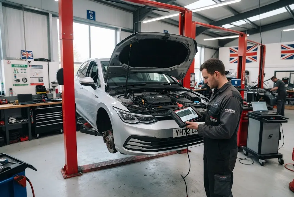 Auto repair services for a modern family vehicle